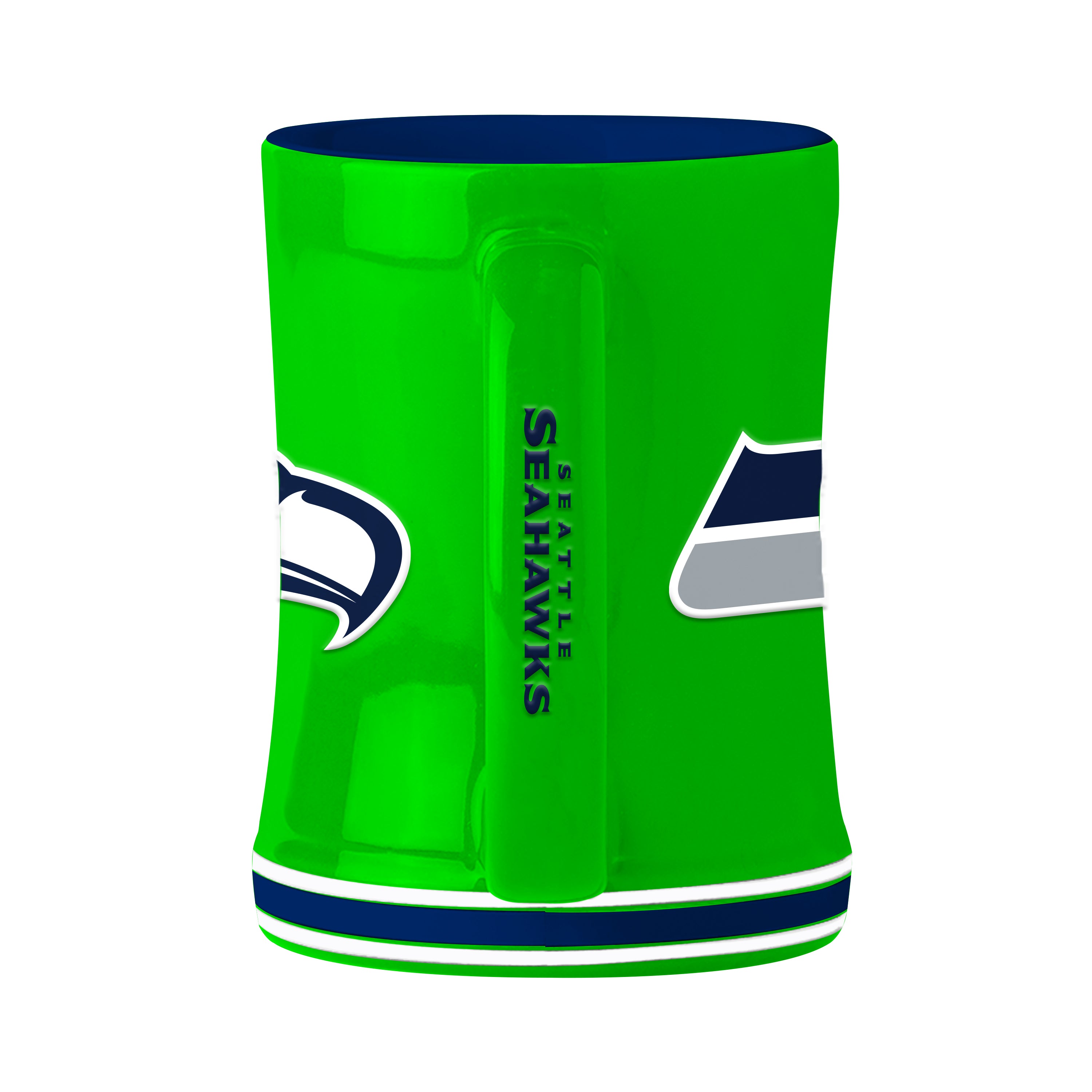 Seattle Seahawks 14oz Secondary Color Relief Mug