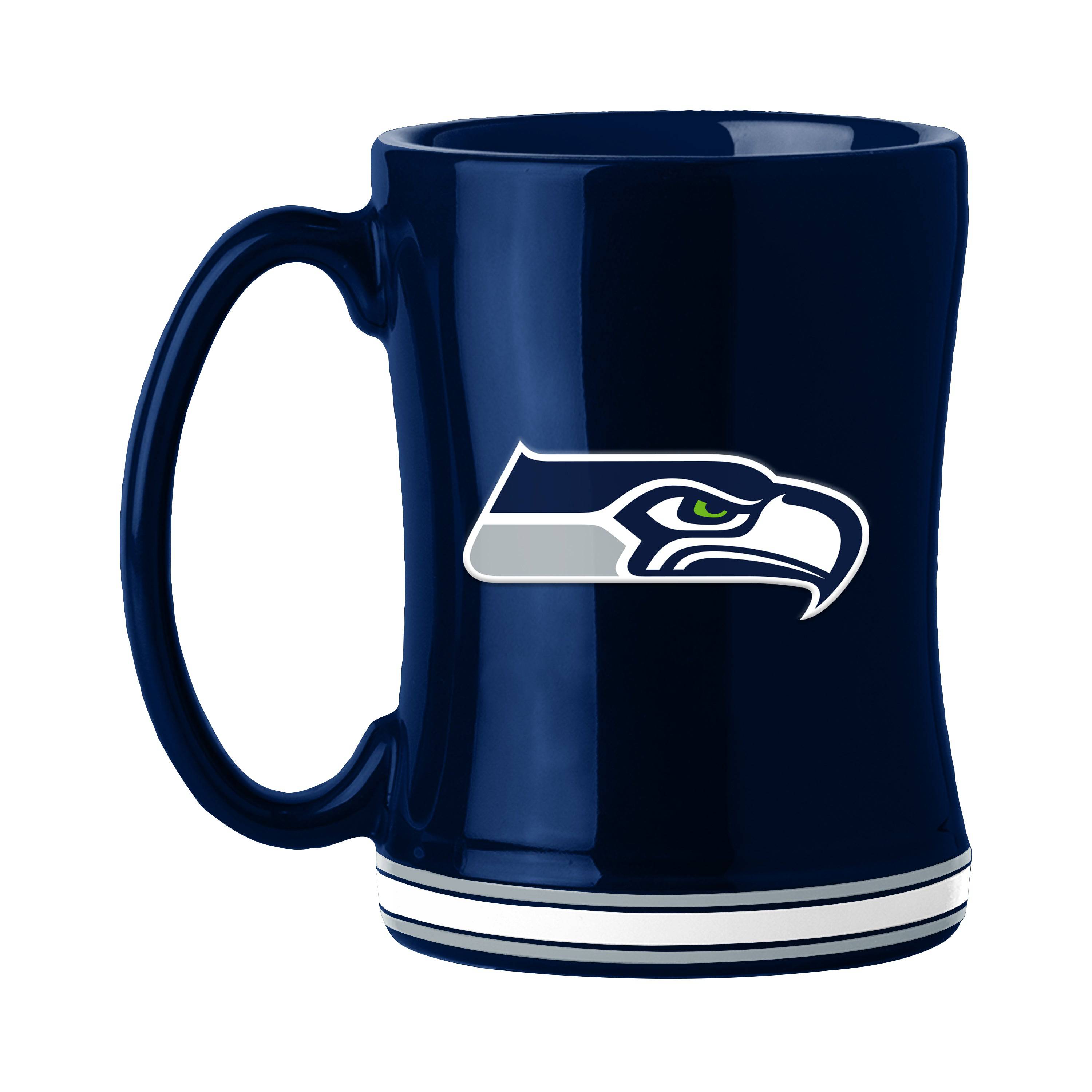 Seattle Seahawks 14oz Relief Mug - Logo Brands