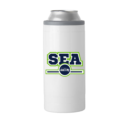 Product Image for Seattle Seahawks Letterman 12 oz Slim Can Coolie