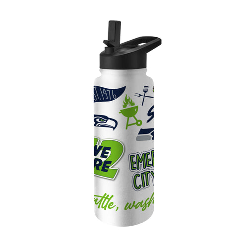 Product Image for Seattle Seahawks 34oz Native Quencher Bottle