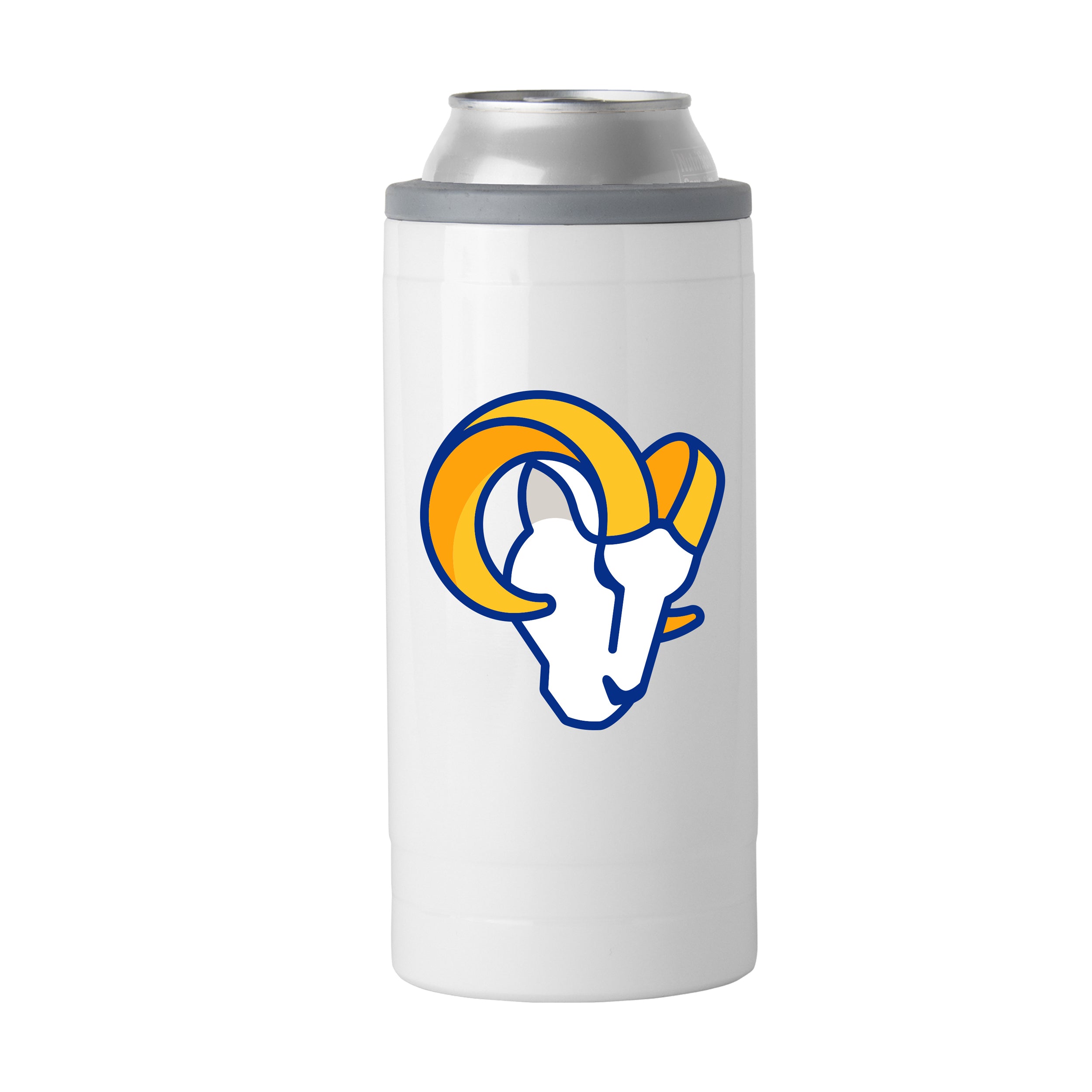 LA Rams Letterman 12 oz Slim Can Coolie