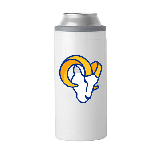 Product Image for LA Rams Letterman 12 oz Slim Can Coolie