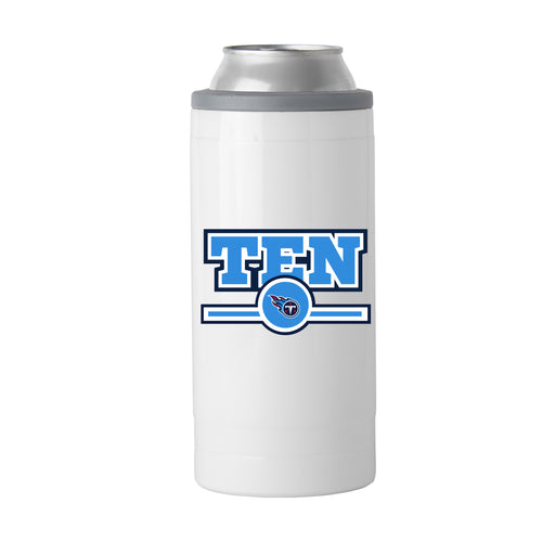 Product Image for Tennessee Titans Letterman 12 oz Slim Can Coolie