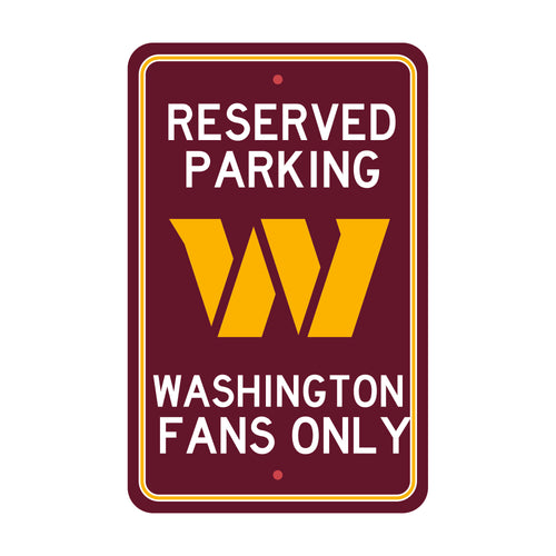 Product Image for NFL - Washington Commanders Parking Sign