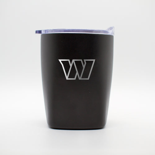 Product Image for Washington Commanders 10oz Etch Black Powder Coat Rocks Tumbler