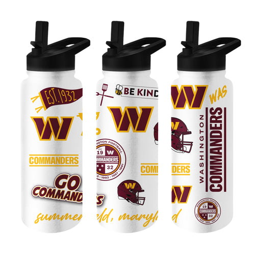 Product Image for Washington Commanders 34oz Native Quencher Bottle
