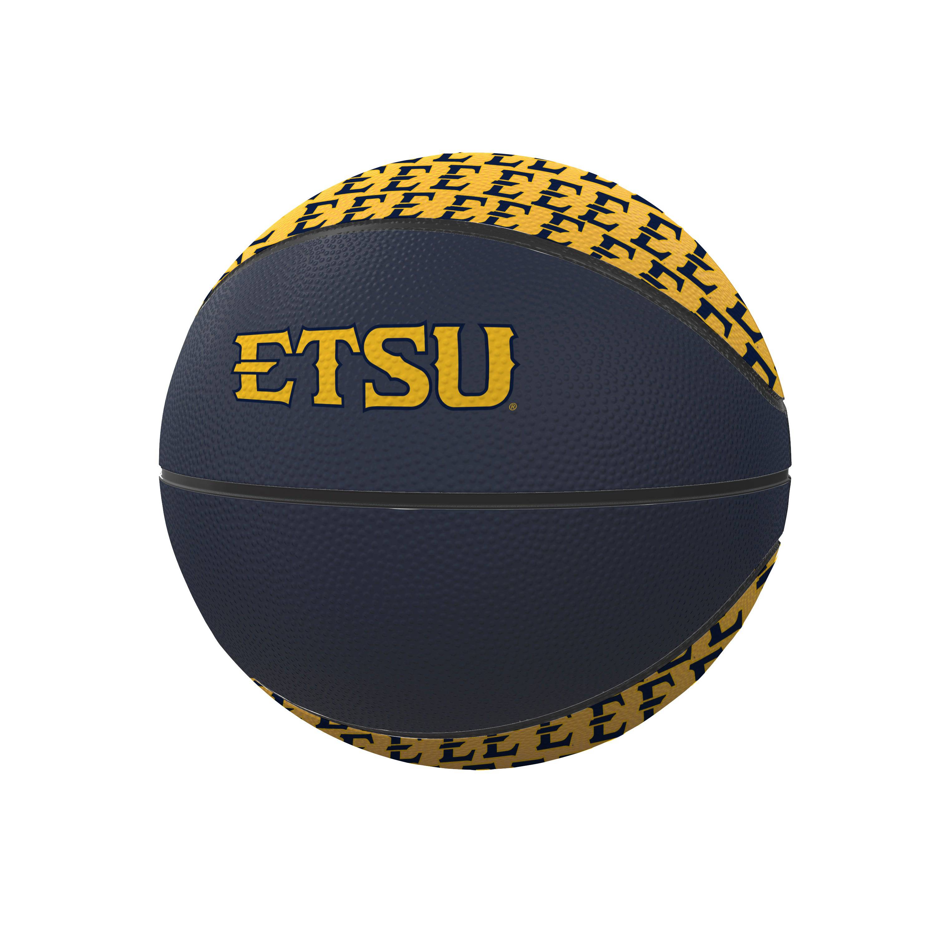 East TN State Mini-Size Rubber Basketball