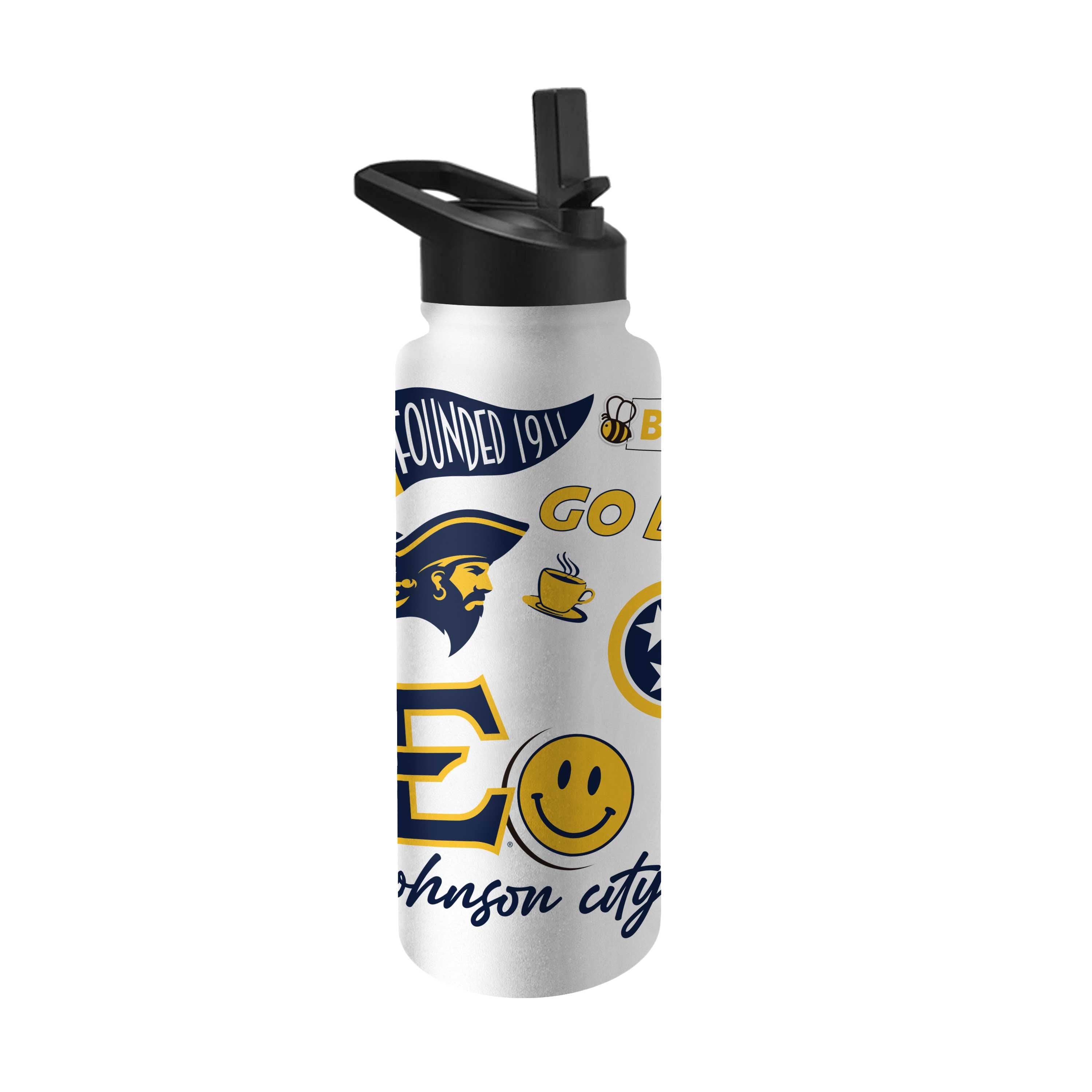 East TN State 34oz Native Quencher Bottle - Logo Brands