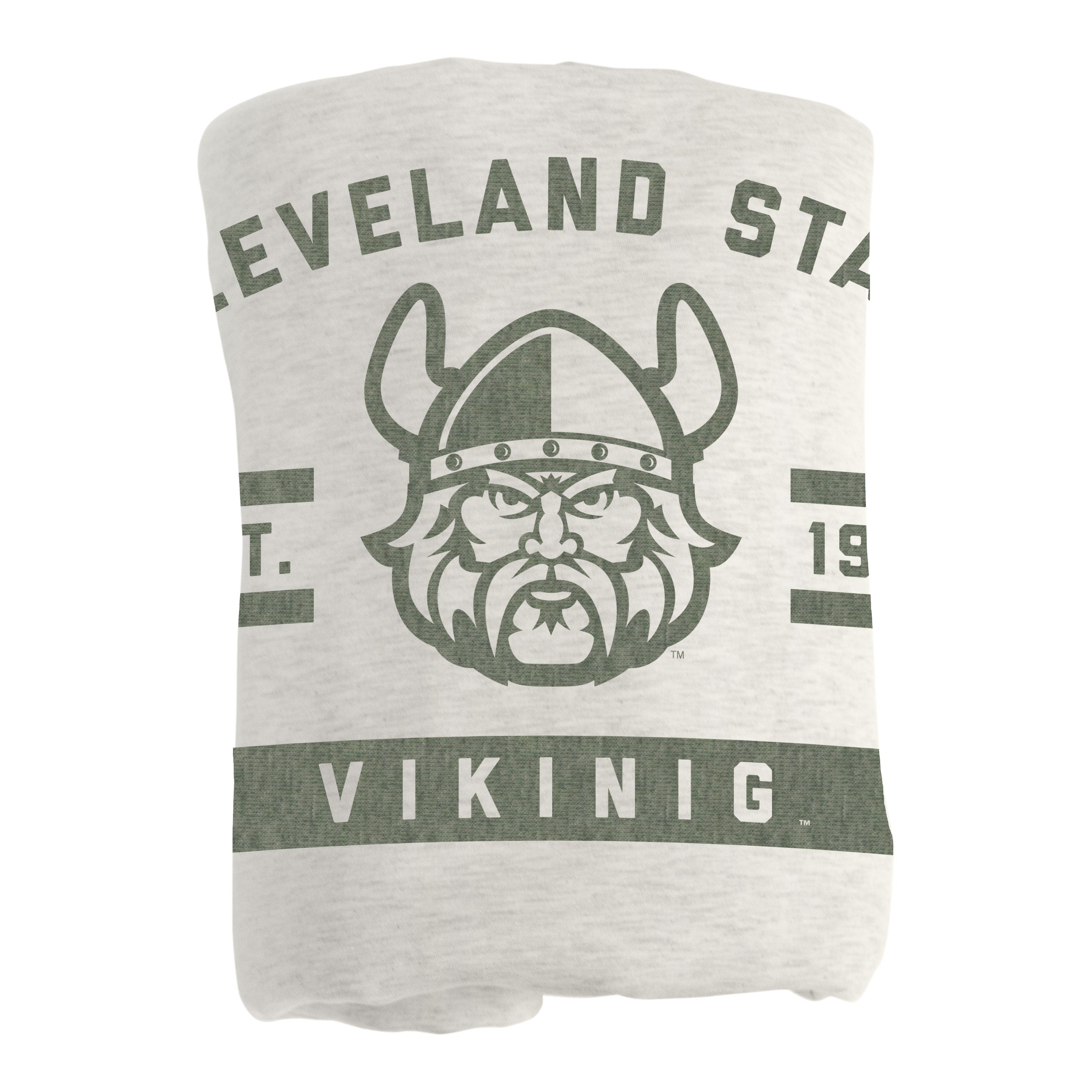 Cleveland State Sublimated Sweatshirt Blanket