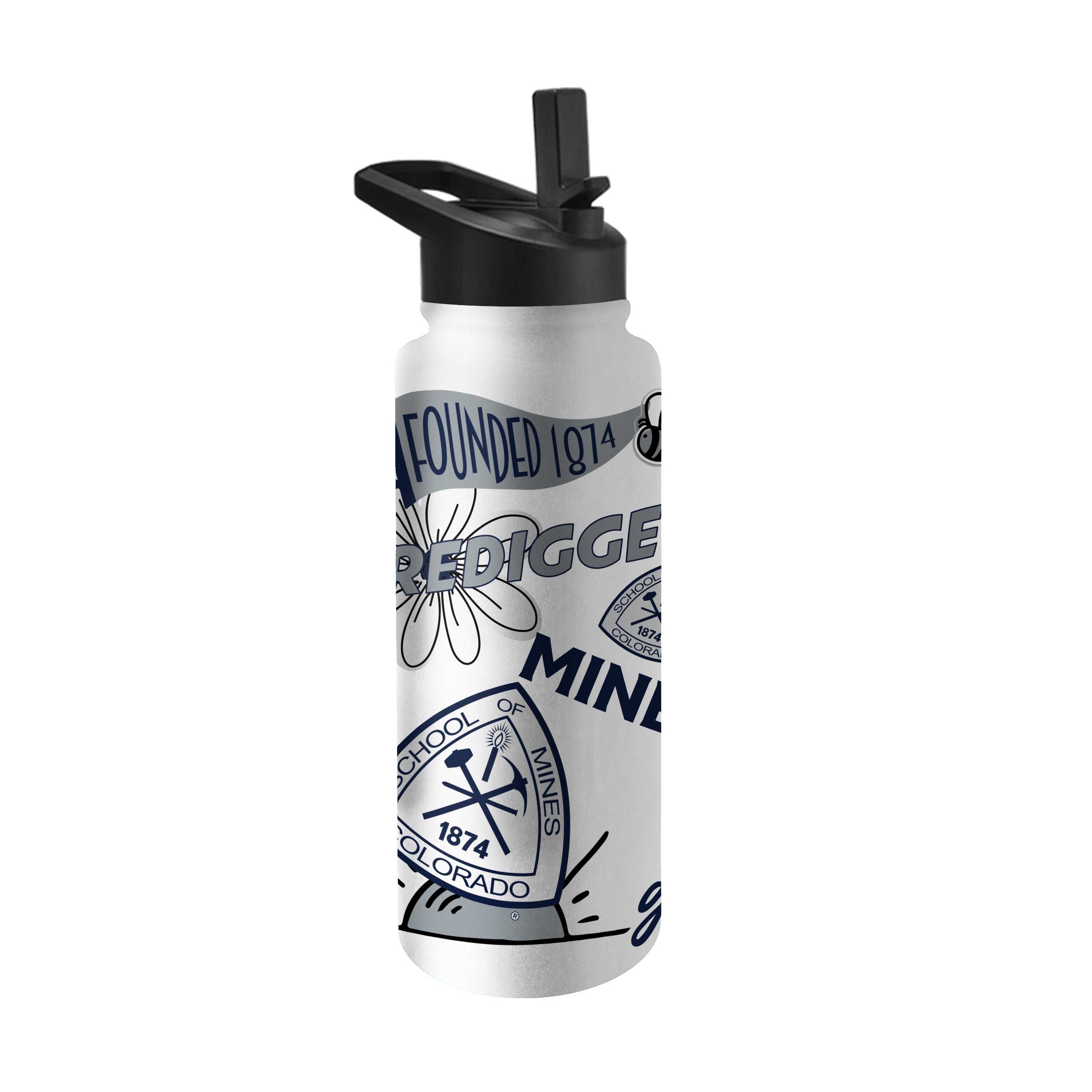 Colorado School of Mines 34oz Native Quencher Bottle - Logo Brands