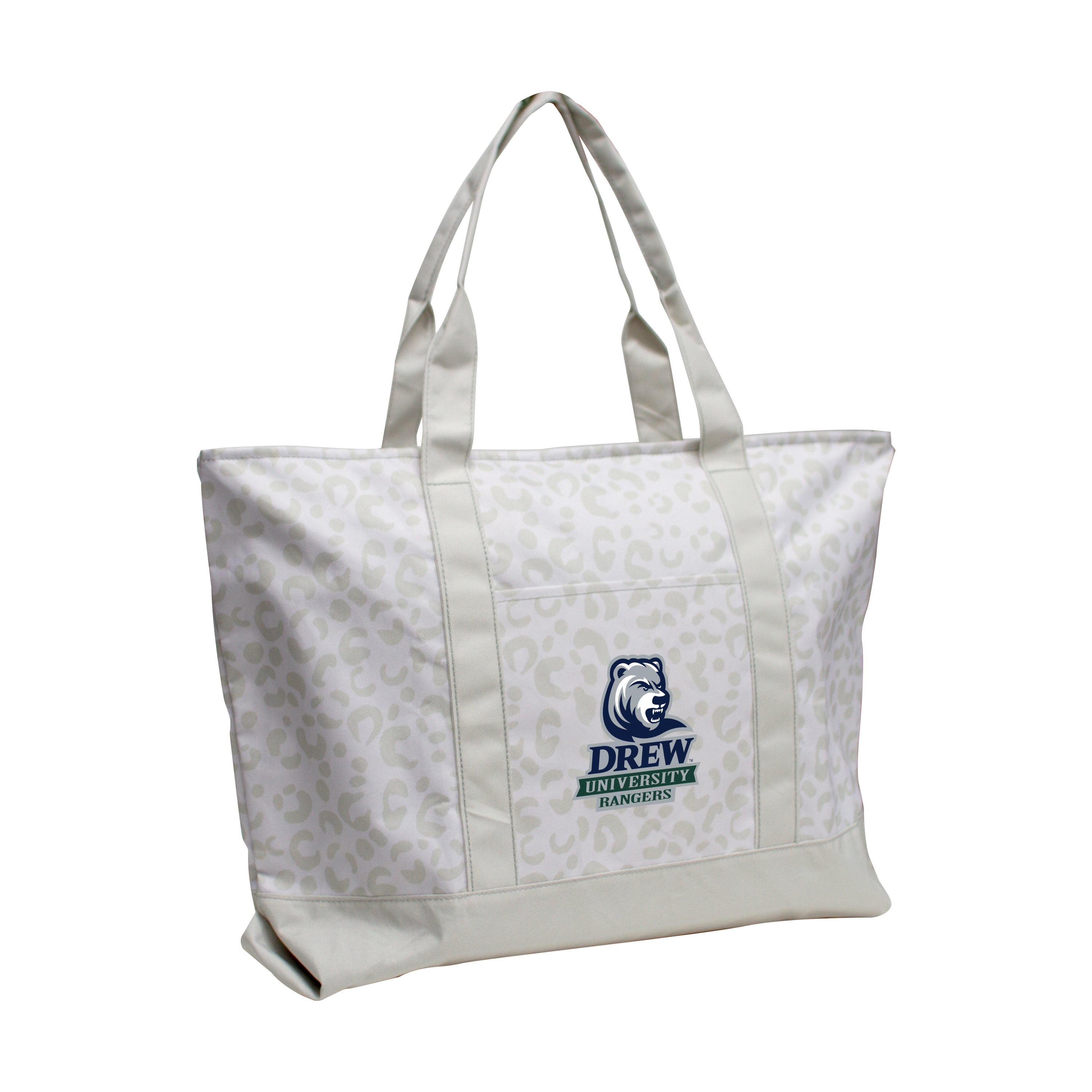 Drew Univ Leopard Pattern Tote