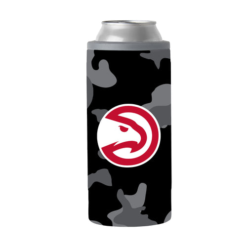 Product Image for Atlanta Hawks Black Camo 12oz Slim Can Coolie