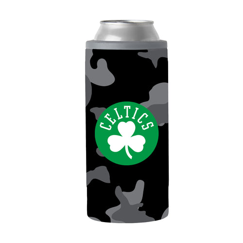 Product Image for Boston Celtics Black Camo 12oz Slim Can Coolie