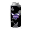 Charlotte Hornets Black Camo 12oz Slim Can Coolie