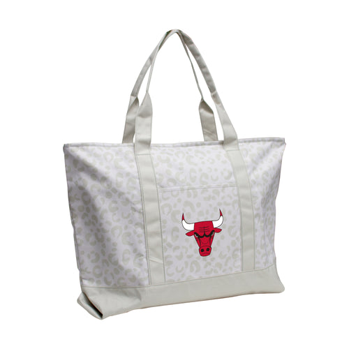 Product Image for Chicago Bulls Leopard Pattern Tote