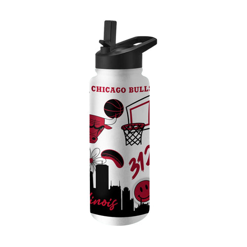 Product Image for Chicago Bulls 34oz Native Quencher Bottle