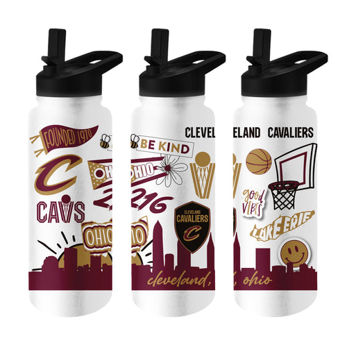 Product Image for Cleveland Cavaliers 34oz Native Quencher Bottle