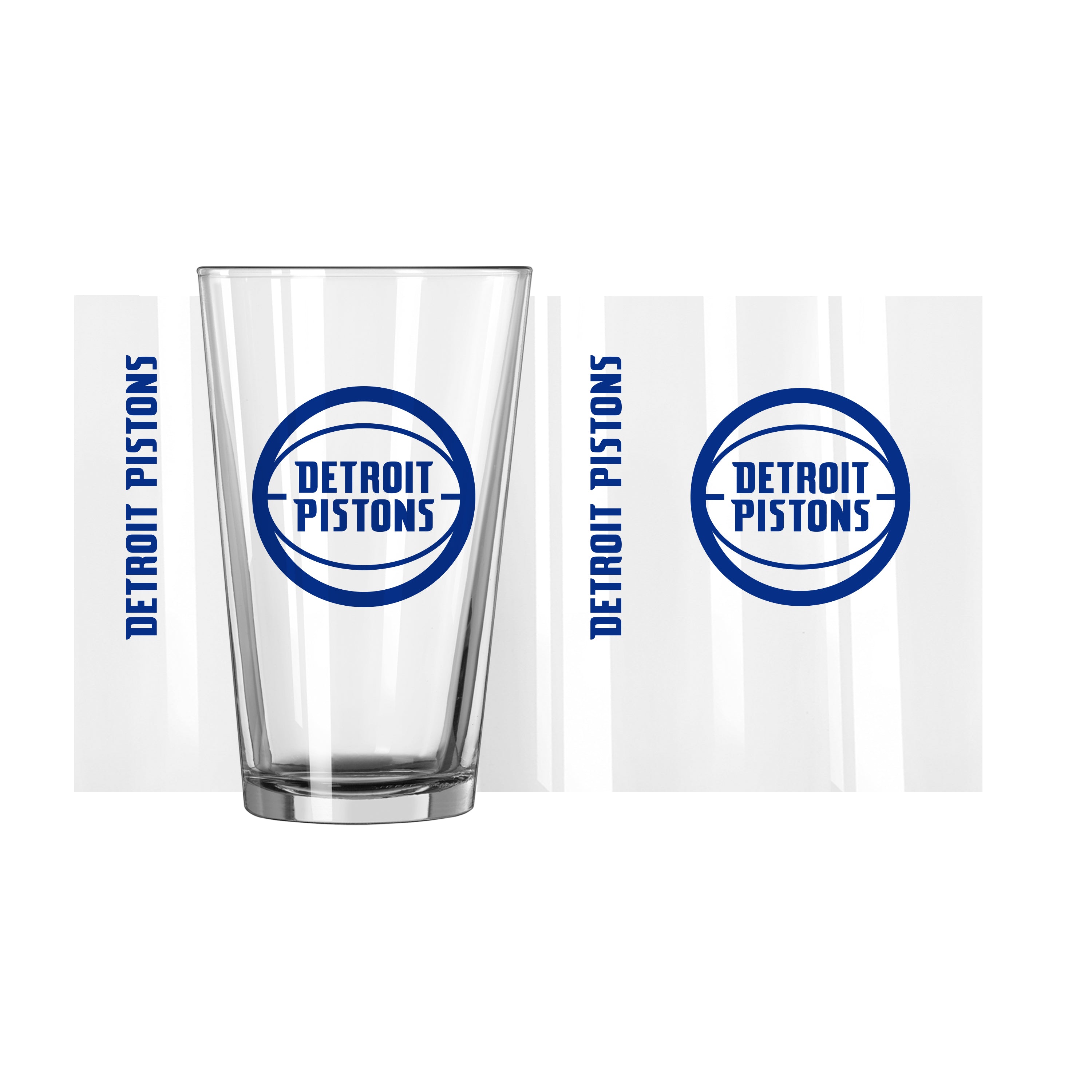 Detroit Pistons 16 oz. Gameday Pint Glass