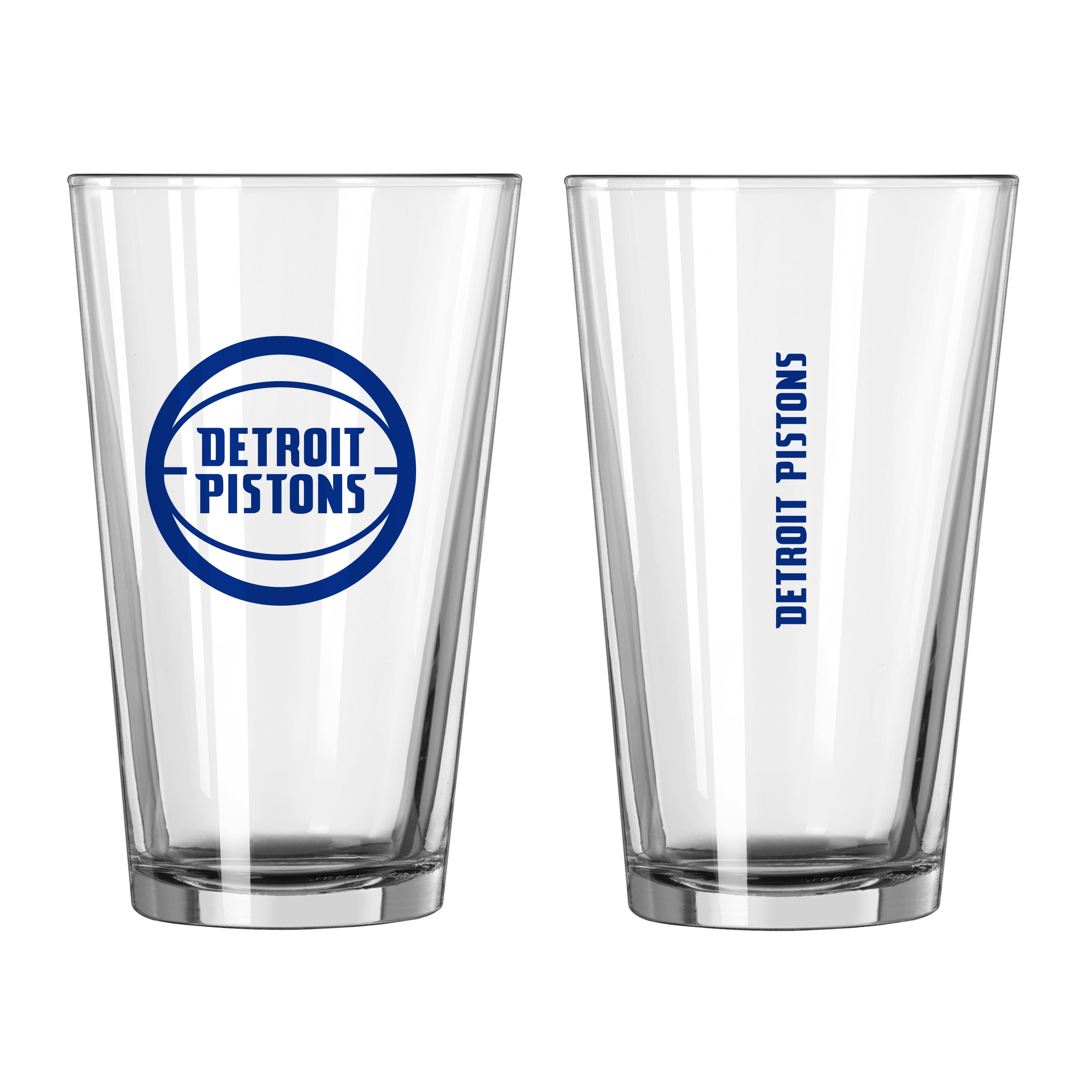 Detroit Pistons 16oz Gameday Pint Glass - Logo Brands