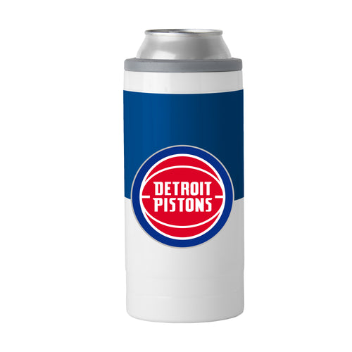Product Image for Detroit Pistons 12oz Colorblock Slim Can Coolie