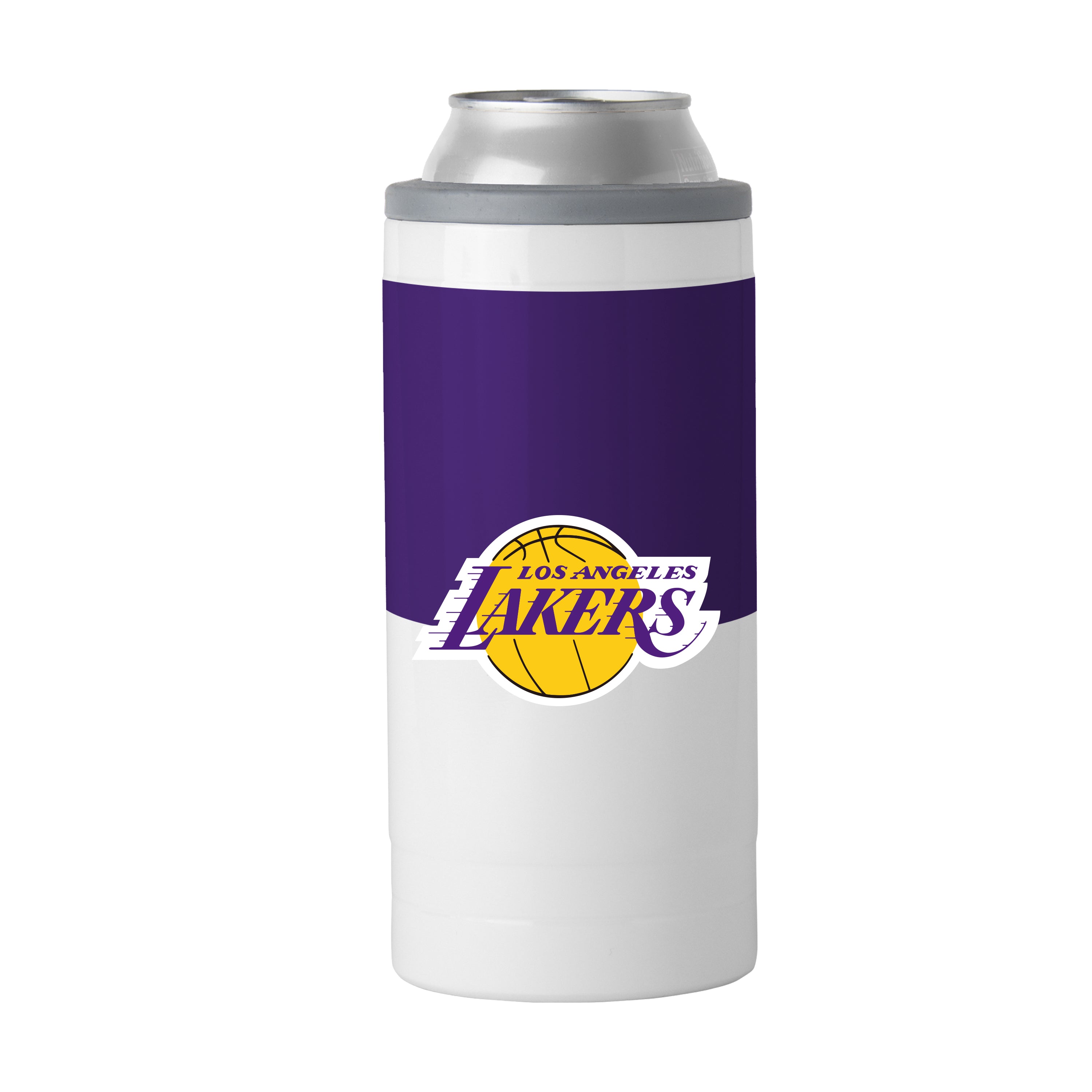 LA Lakers Colorblock 12oz Slim Can Coolie