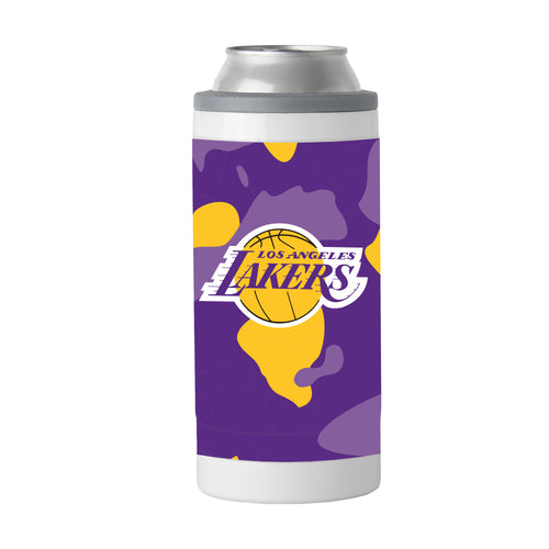 Product Image for LA Lakers 12oz Camo Slim Can Coolie