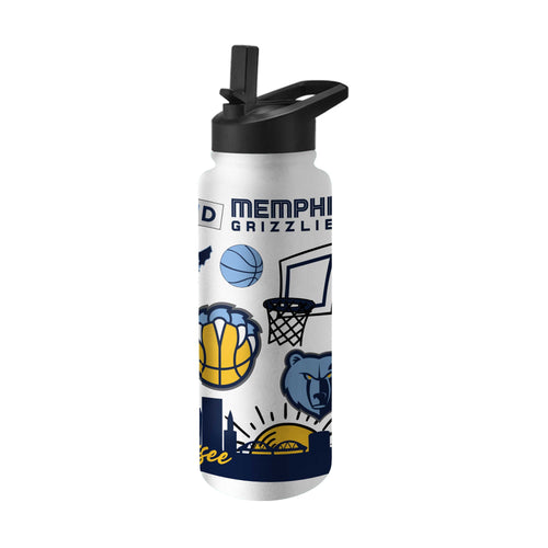 Product Image for Memphis Grizzlies 34oz Native Quencher Bottle