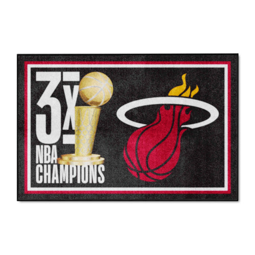 Product Image for NBA - Miami Heat 4x6 Rug