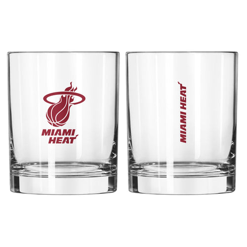 Product Image for Miami Heat 14oz Gameday Rocks Glass