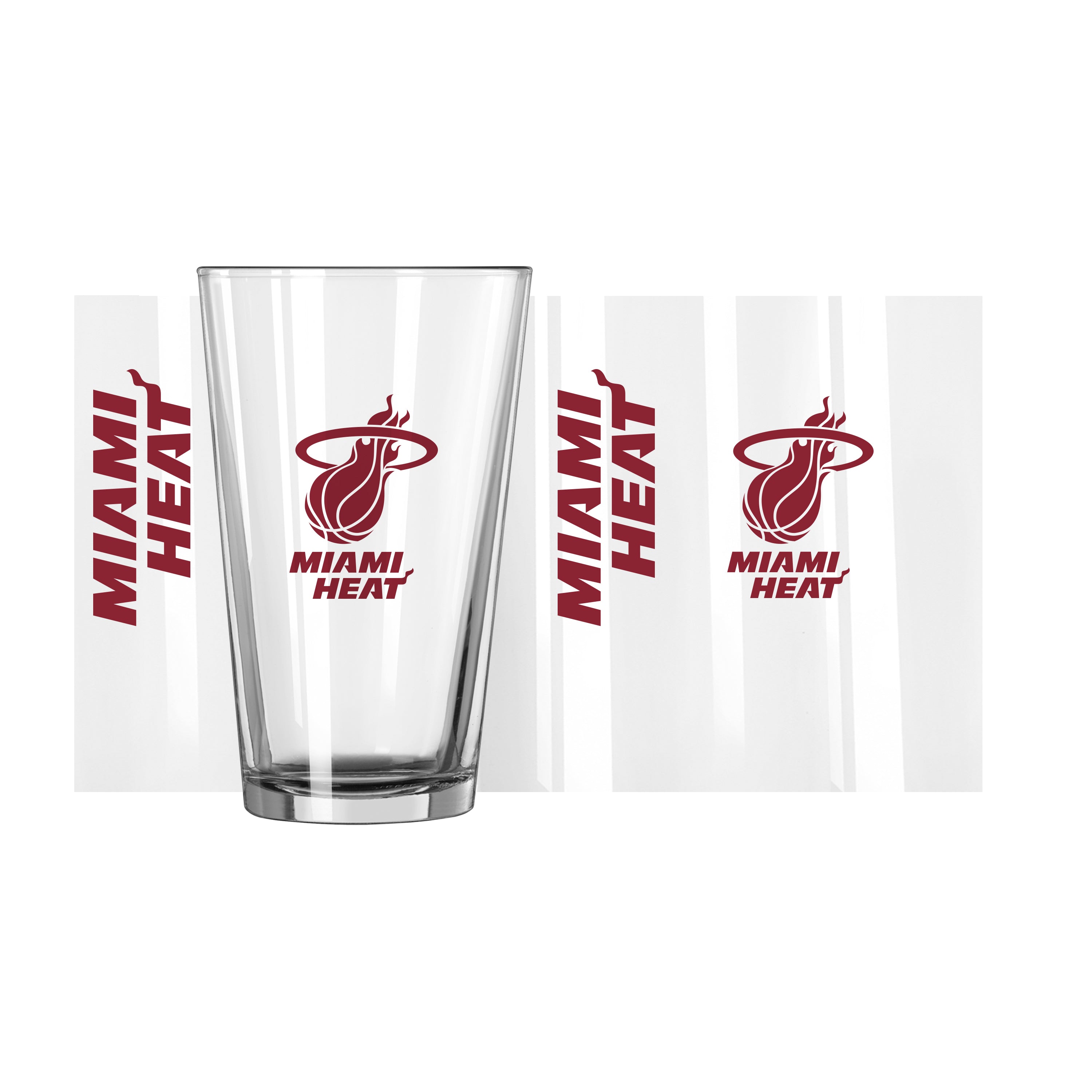 Miami Heat 16 oz. Gameday Pint Glass