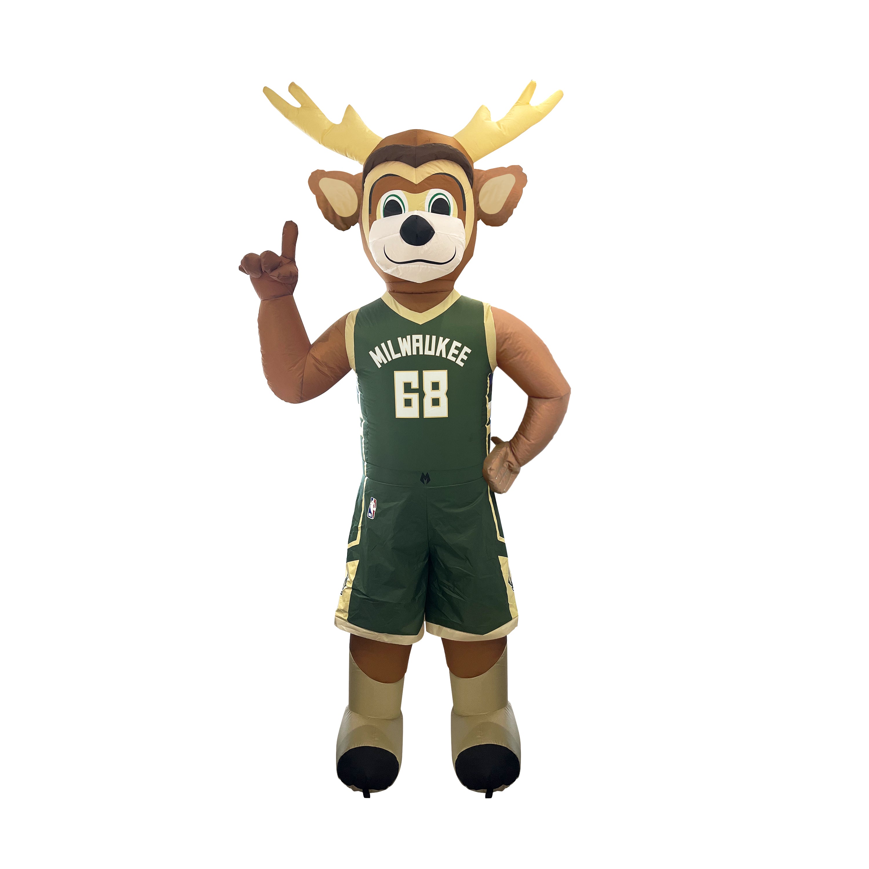 Milwaukee Bucks 7ft Yard Inflatable Mascot - Logo Brands