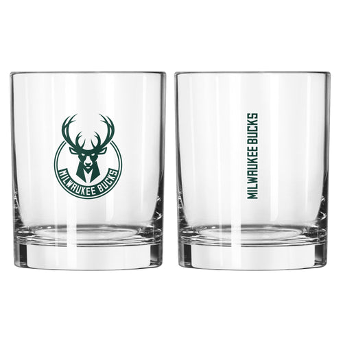 Product Image for Milwaukee Bucks 14oz Gameday Rocks Glass