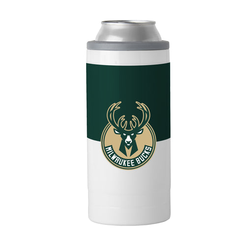 Product Image for Milwaukee Bucks 12oz Colorblock Slim Can Coolie