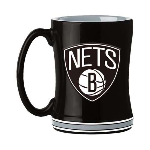 Product Image for Brooklyn Nets 14 oz. Relief Mug