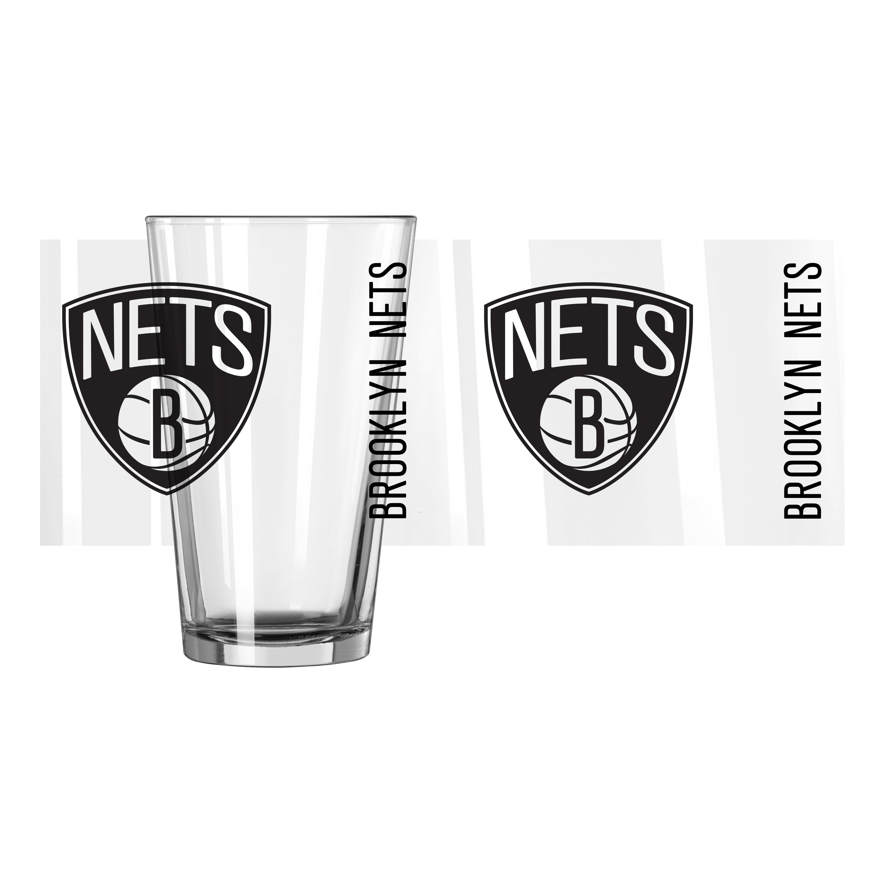 Brooklyn Nets 16 oz. Gameday Pint Glass