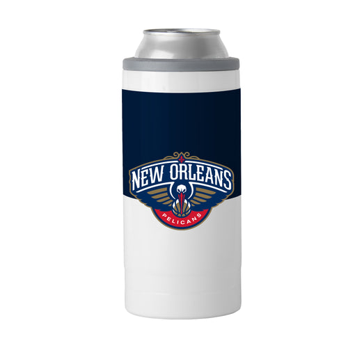 Product Image for New Orleans Pelicans 12oz Colorblock Slim Can Coolie