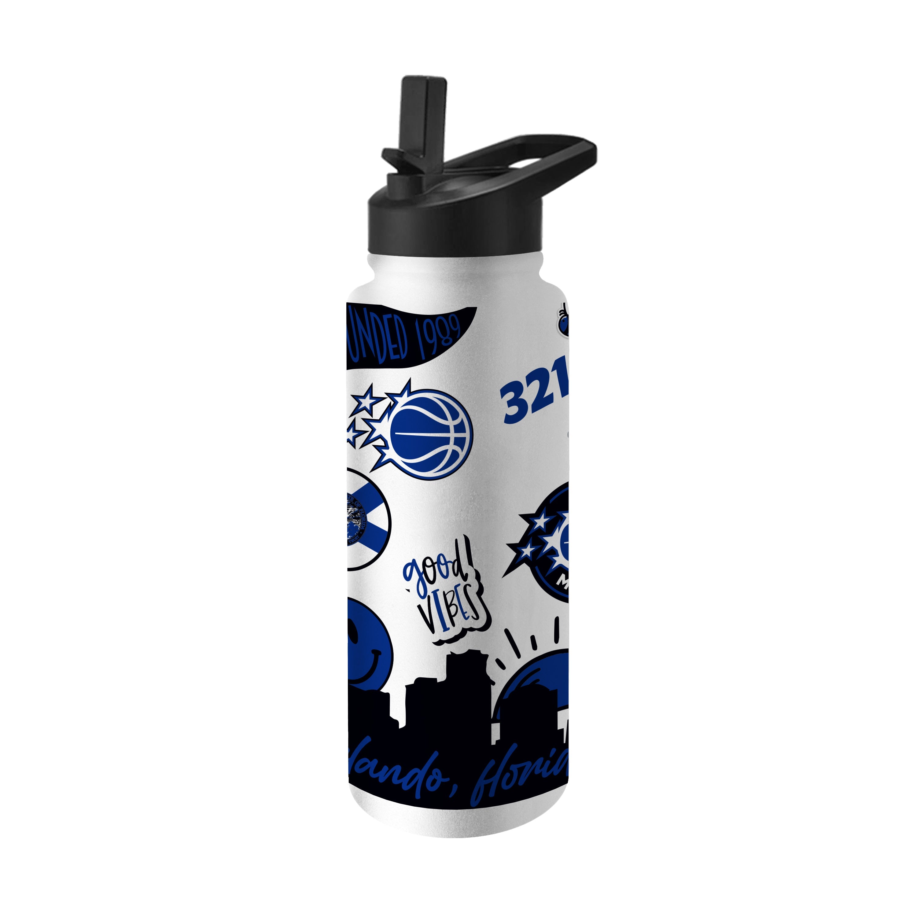 Orlando Magic 34oz Native Quencher Bottle - Logo Brands