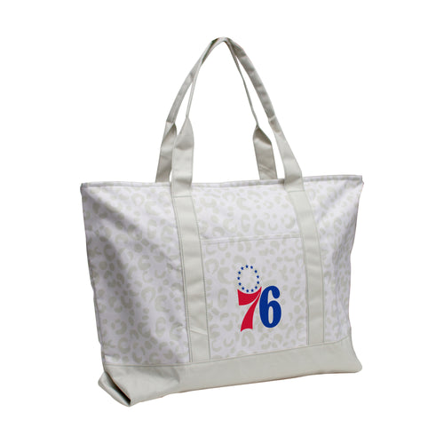 Product Image for Philadelphia 76ers Leopard Pattern Tote