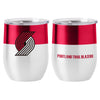 Portland Trail Blazers Color Block 16 oz Stainless Curved Beverage