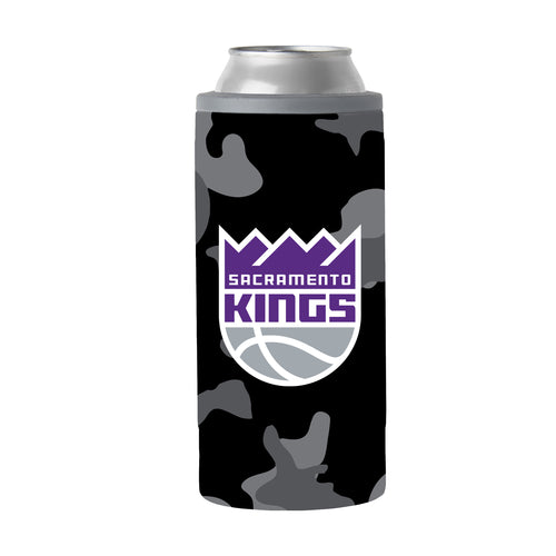 Product Image for Sacramento Kings Black Camo 12oz Slim Can Coolie