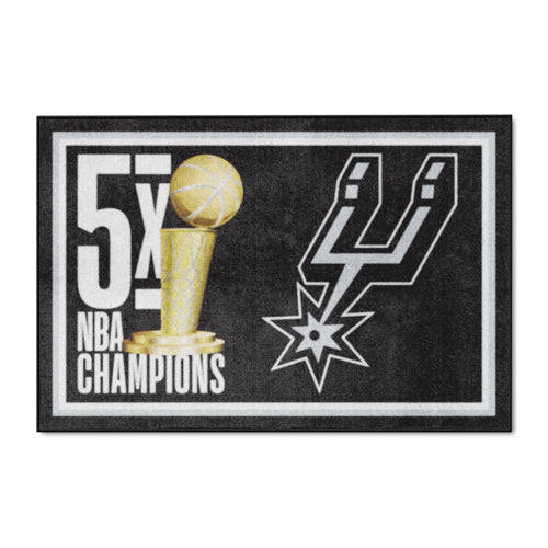 Product Image for NBA - San Antonio Spurs 4x6 Rug