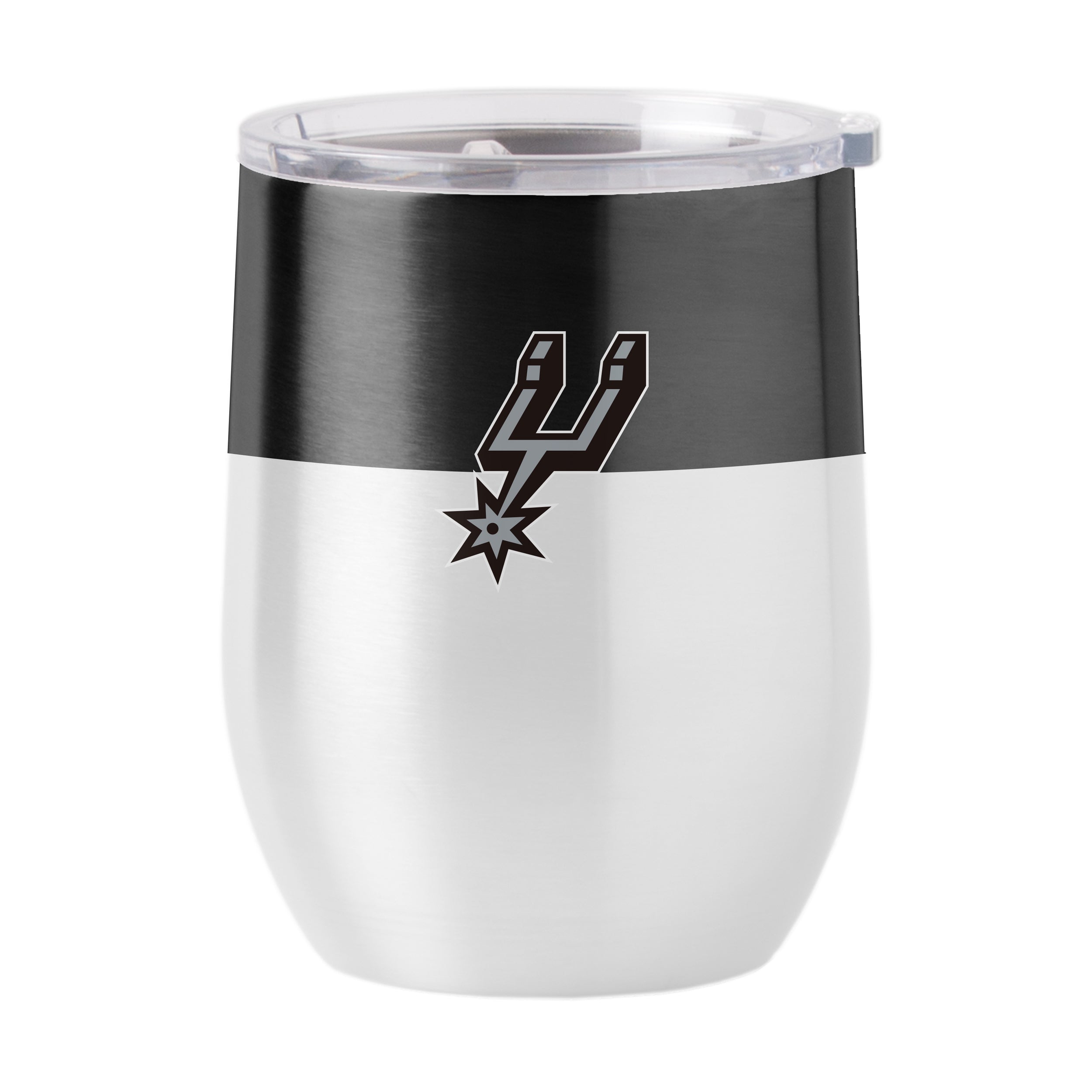 San Antonio Spurs 16 oz. Colorblock Stainless Curved Beverage Tumbler