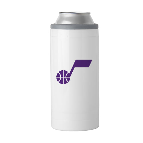 Product Image for Utah Jazz Letterman 12 oz Slim Can Coolie