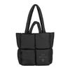 Ohio Wesleyan Black Puff Tote