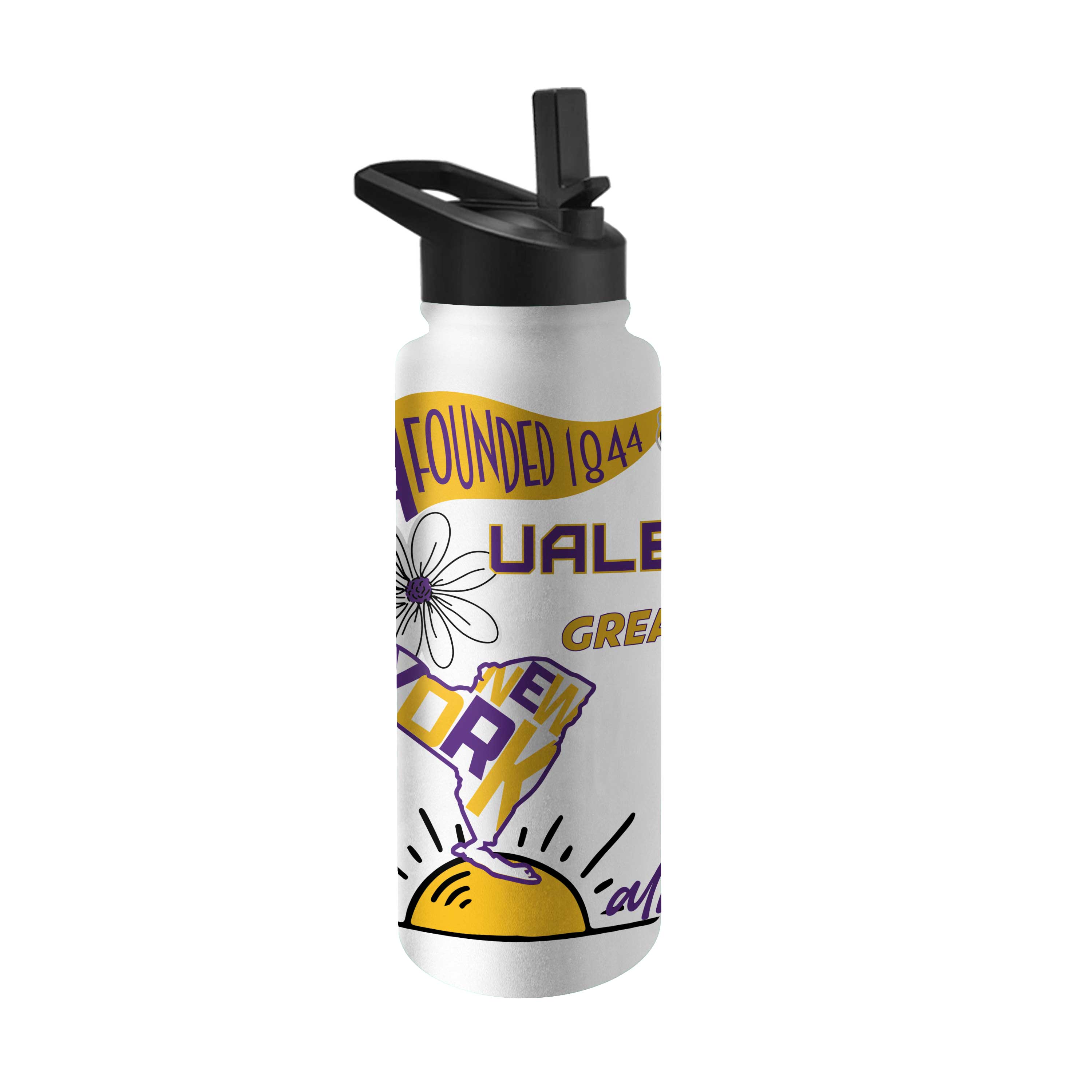 SUNY Albany 34oz Native Quencher Bottle - Logo Brands