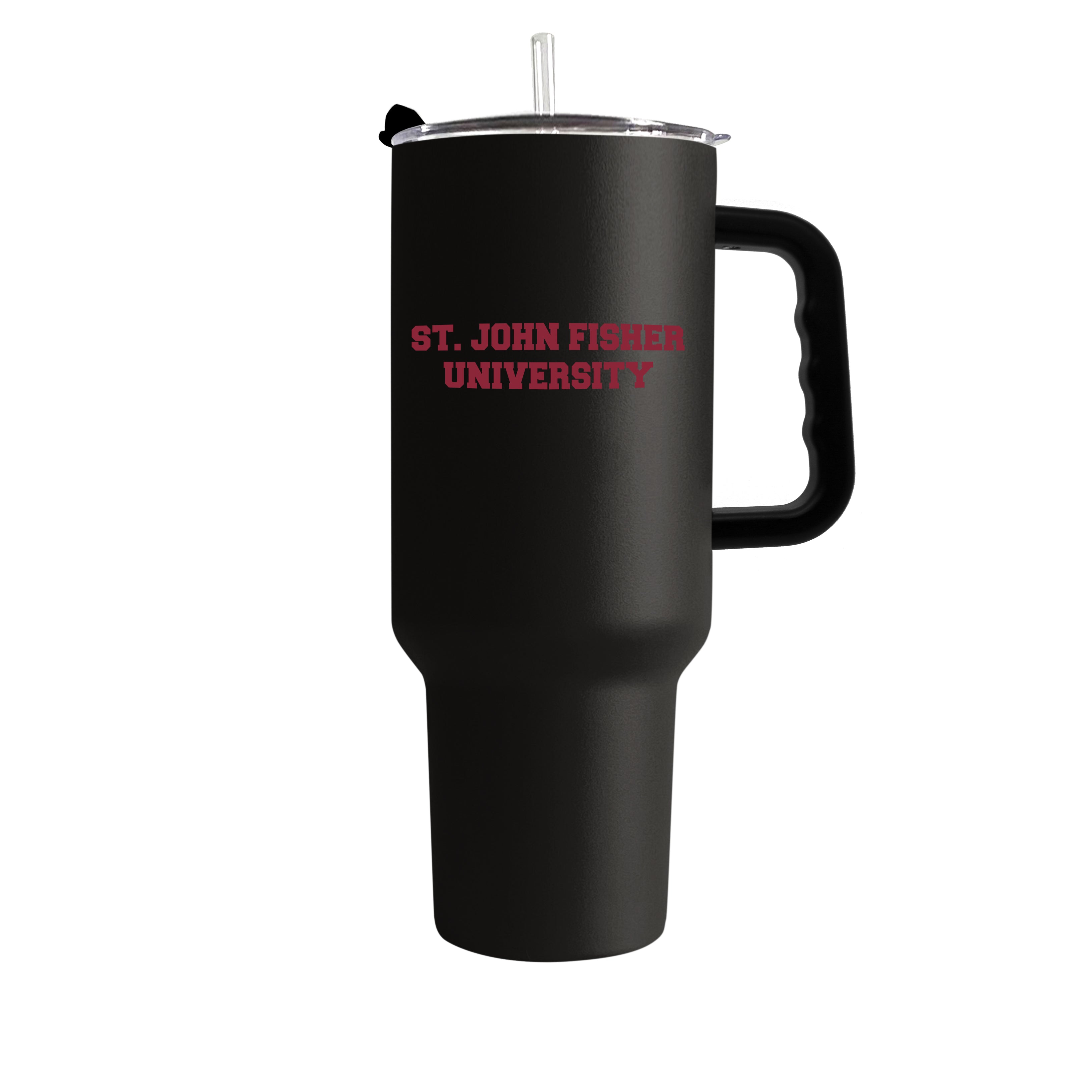 St John Fisher Black 40oz Flipside Powder Coat Tumbler