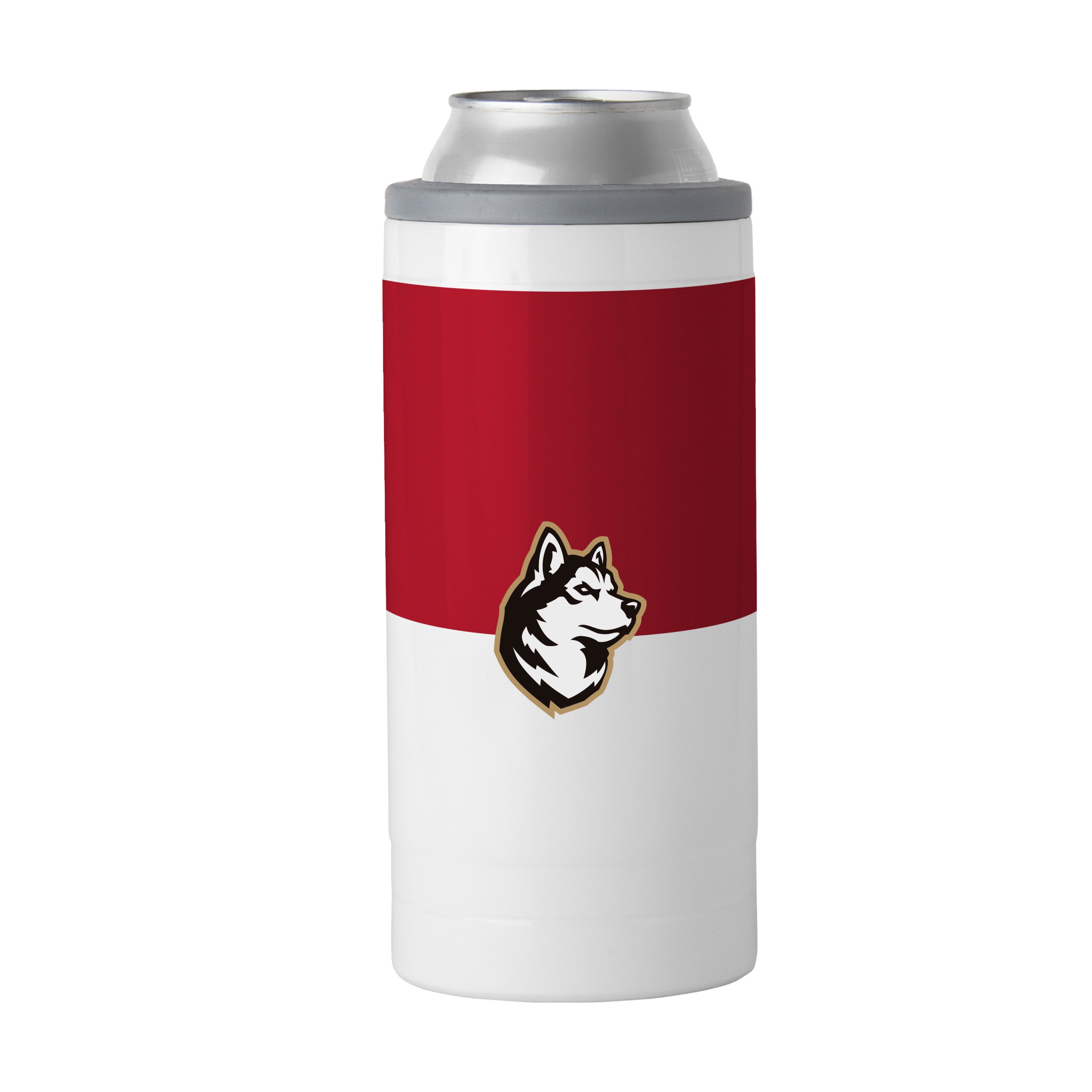 Northeastern U 12oz Colorblock Slim Can Coolie