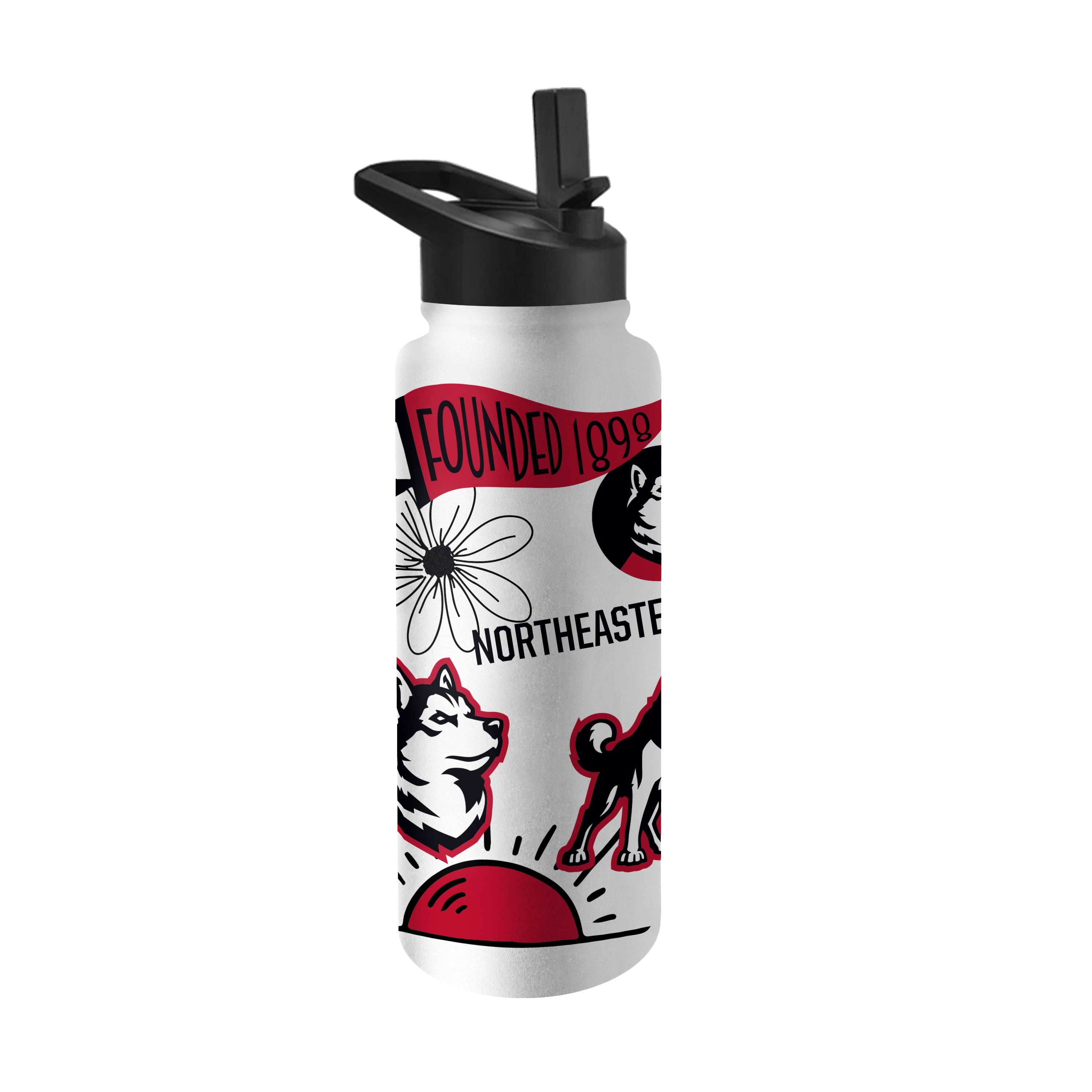 Northeastern 34oz Native Quencher Bottle - Logo Brands