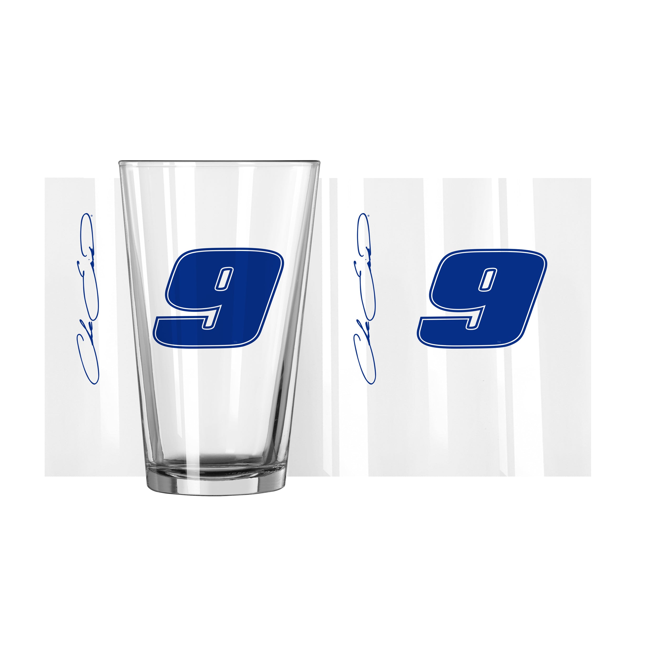 Chase Elliott 16 oz. Gameday Pint Glass