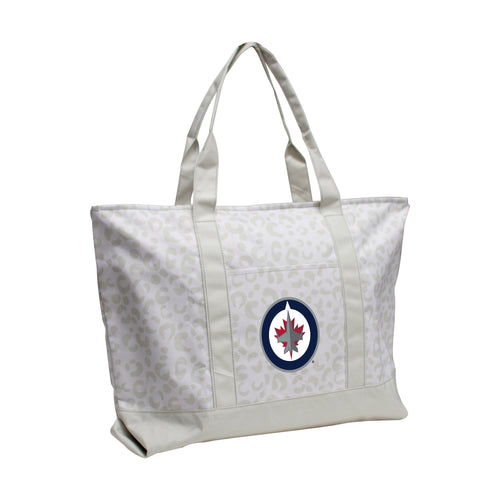 Product Image for Winnipeg Jets Leopard Pattern Tote